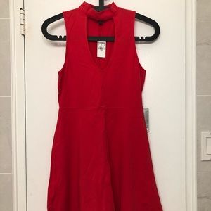 Express red short dress